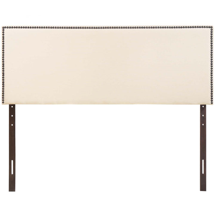 Regalia Nailhead Upholstered Queen Headboard