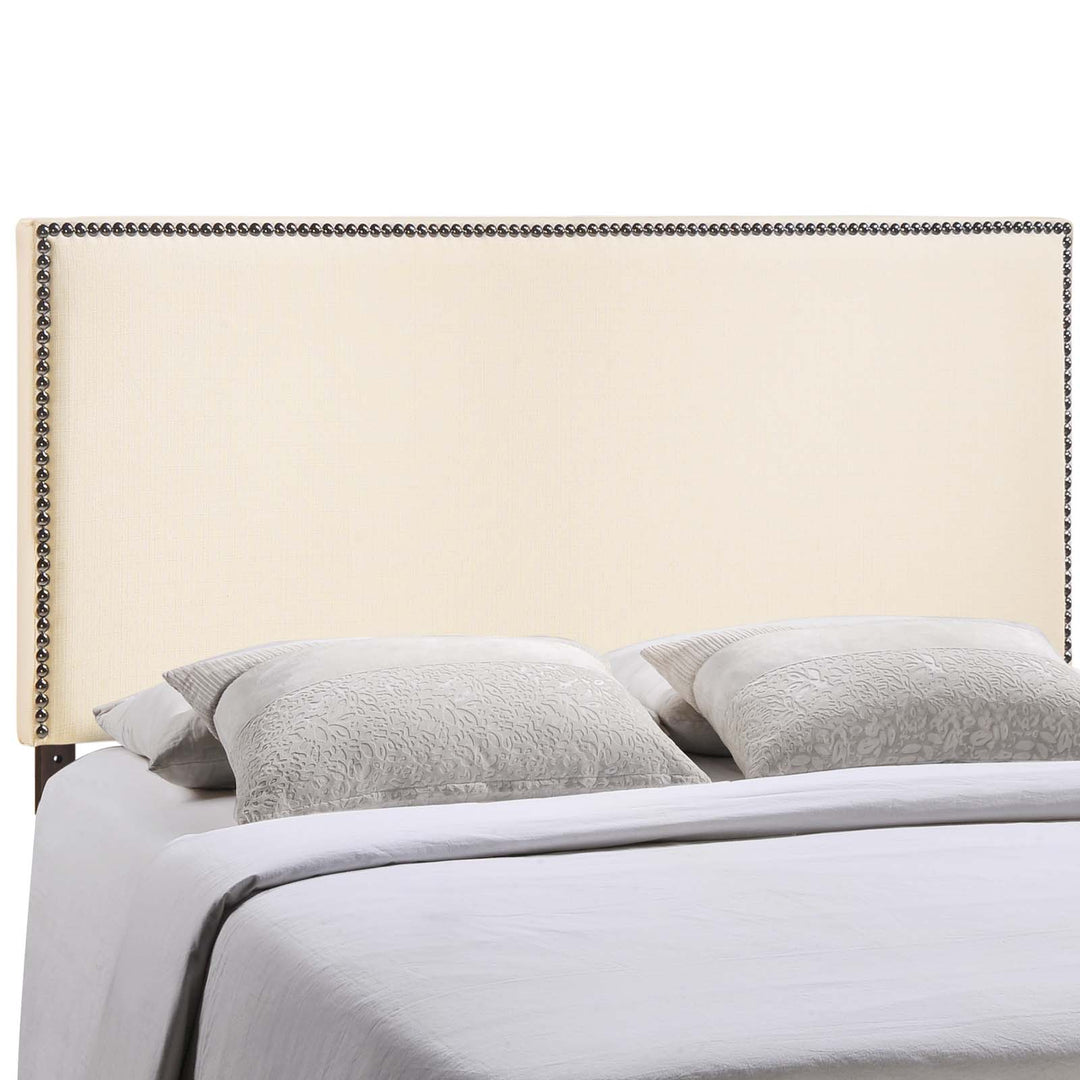 Regency Nailhead Upholstered Full Headboard