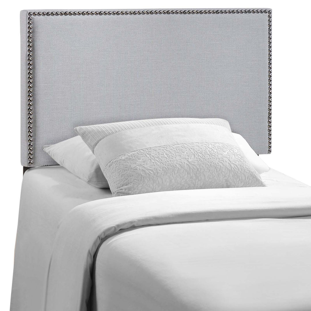 Regal Nailhead Upholstered Twin Headboard