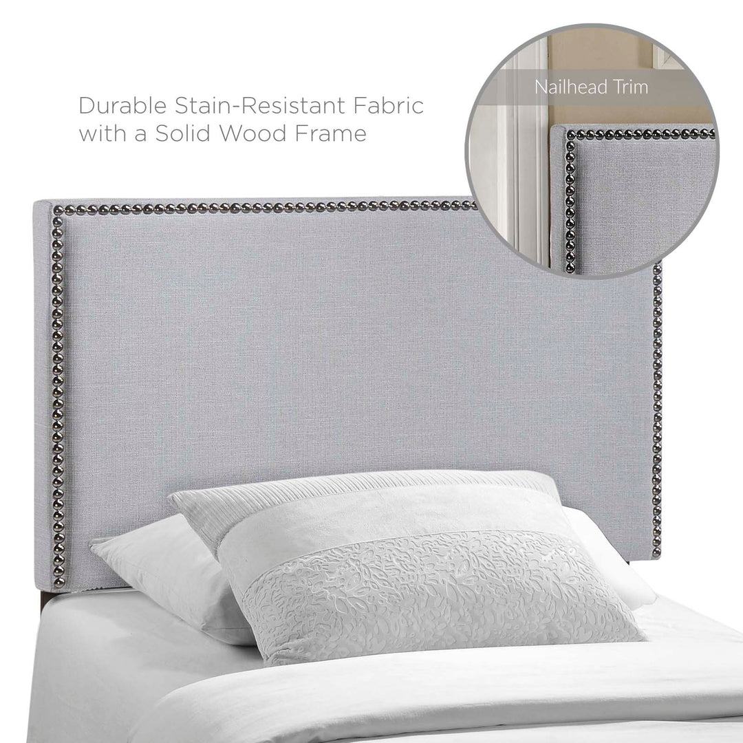 Regal Nailhead Upholstered Twin Headboard