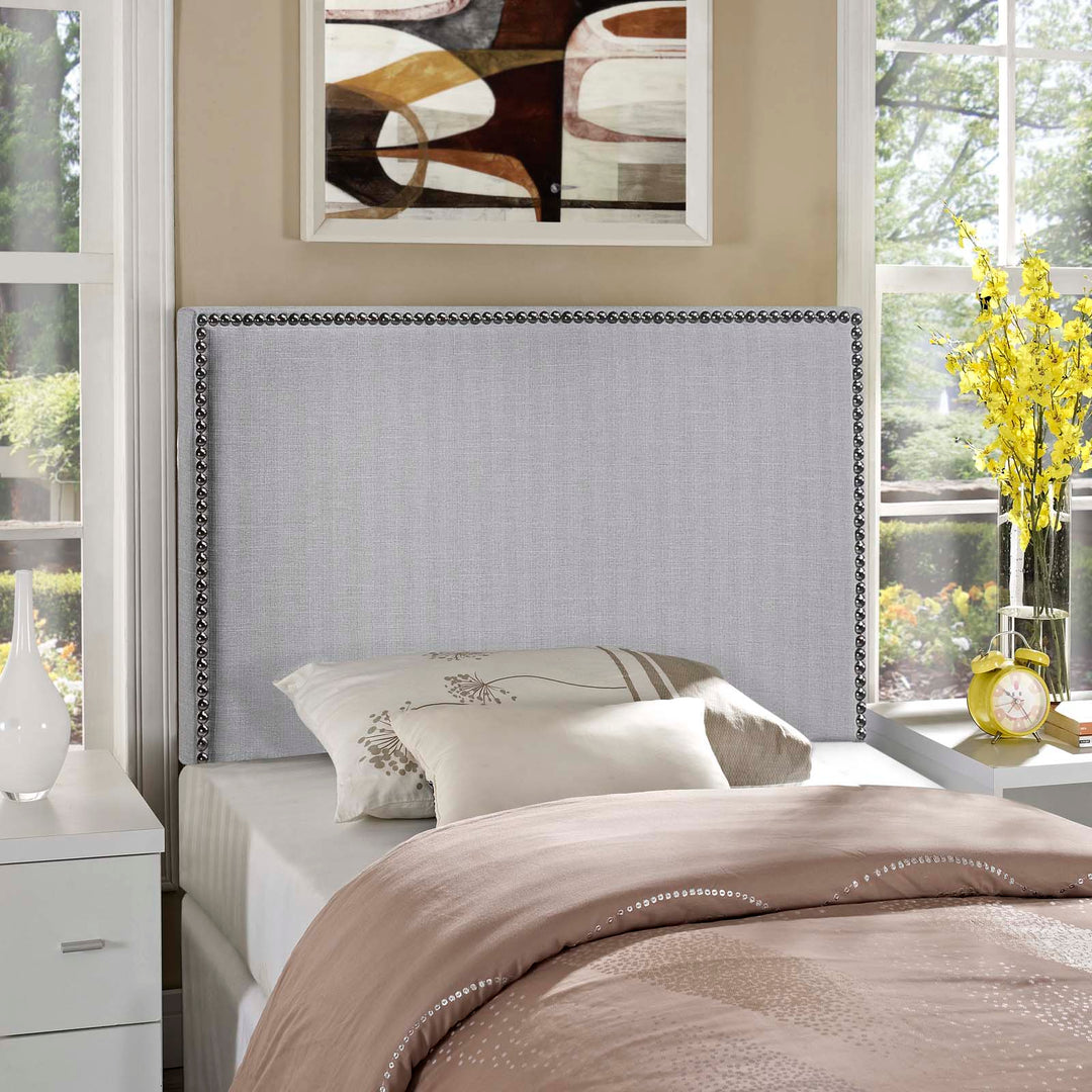 Regal Nailhead Upholstered Twin Headboard