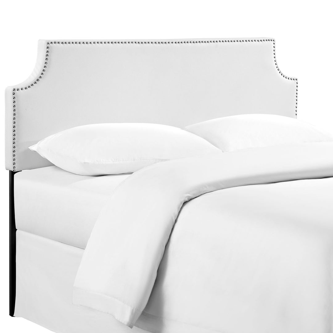 Luna Upholstered Vinyl Full Headboard