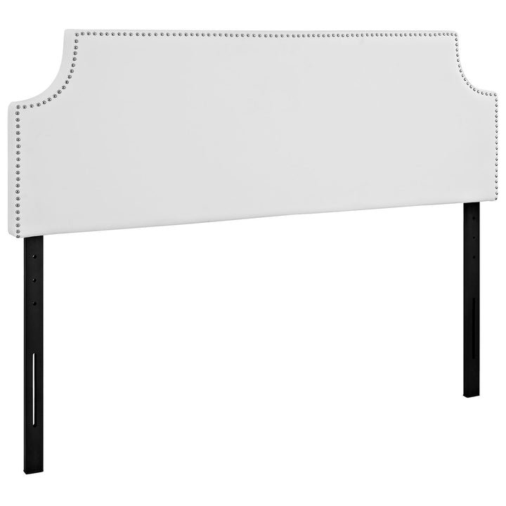 Luna Upholstered Vinyl Queen Headboard