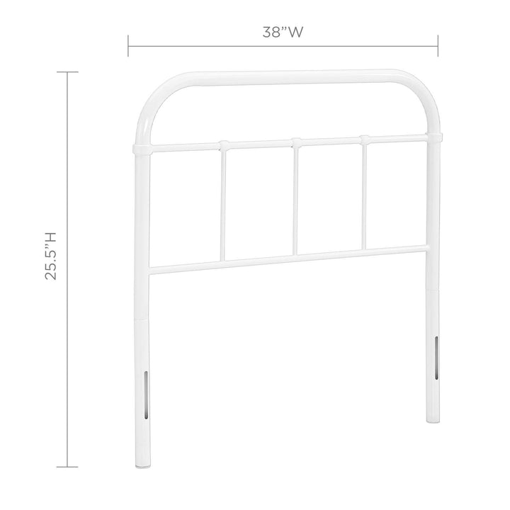 Selena Twin Steel Headboard