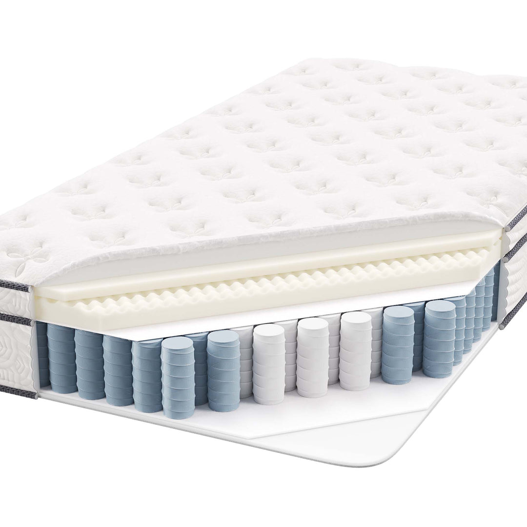 Jenna 10" Innerspring and Foam Twin Mattress by Myway