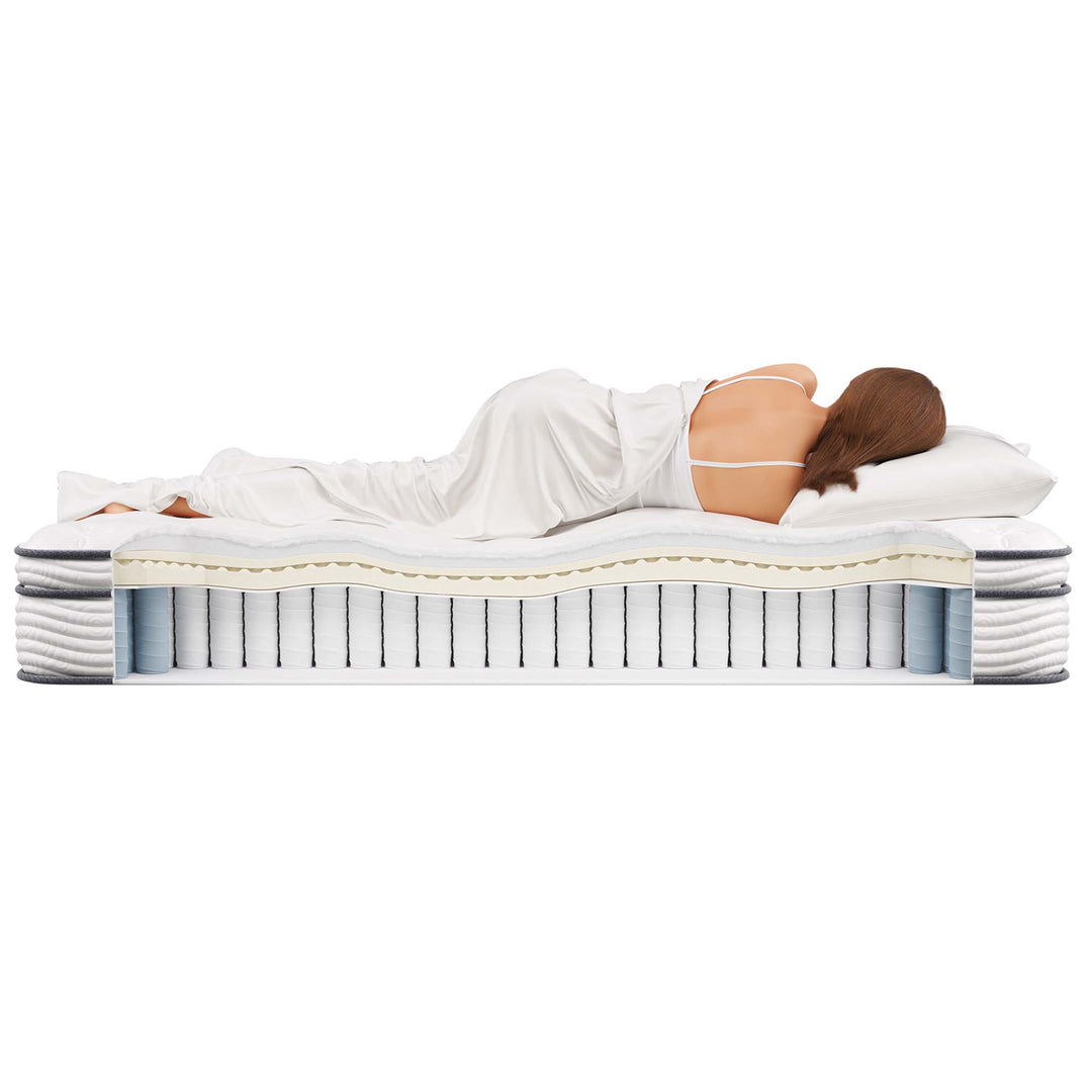 Jenna 10" Innerspring and Foam Twin Mattress by Myway