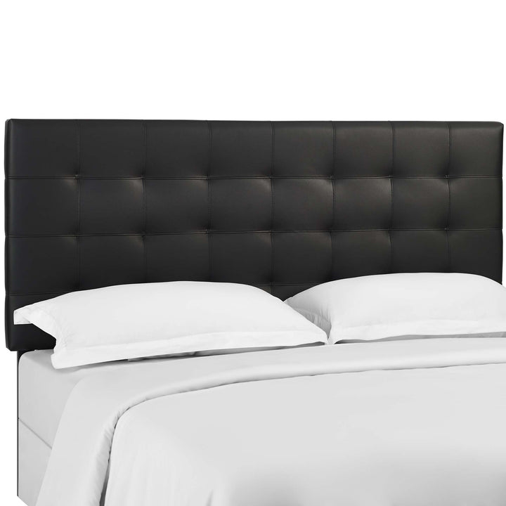 Princeton Tufted Upholstered Faux Leather King and California King Headboard