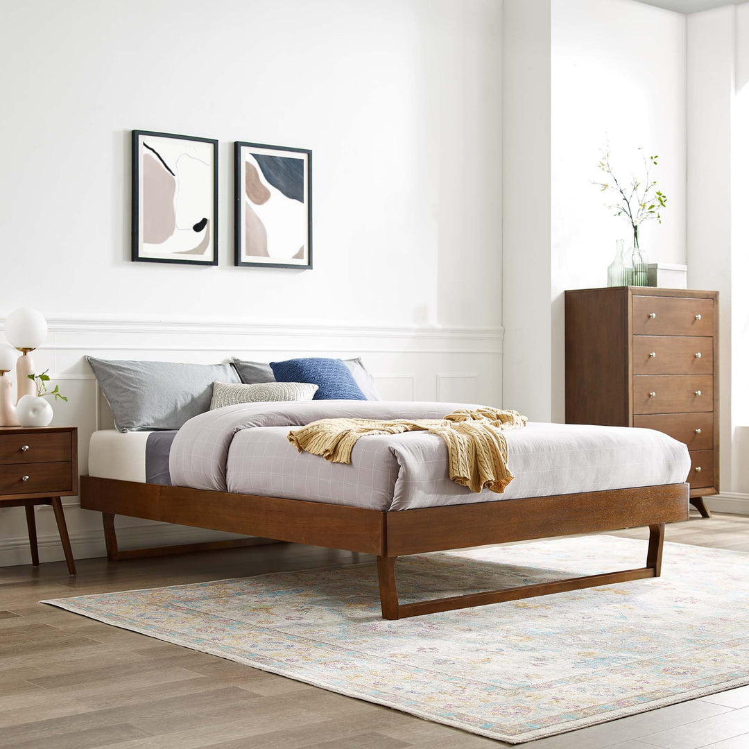 Brooklyn Wood Full Platform Bed Frame