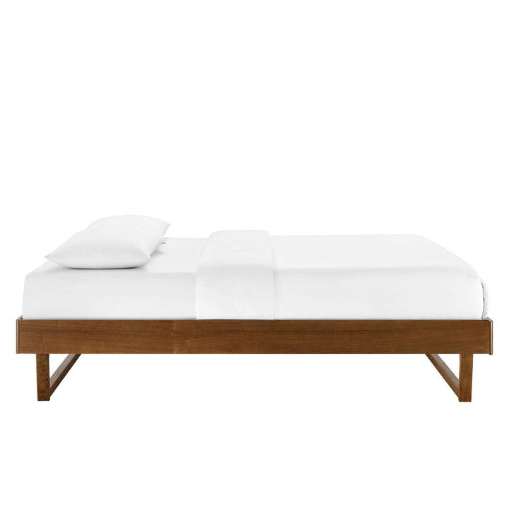 Brielle Walnut King Platform Bed Frame