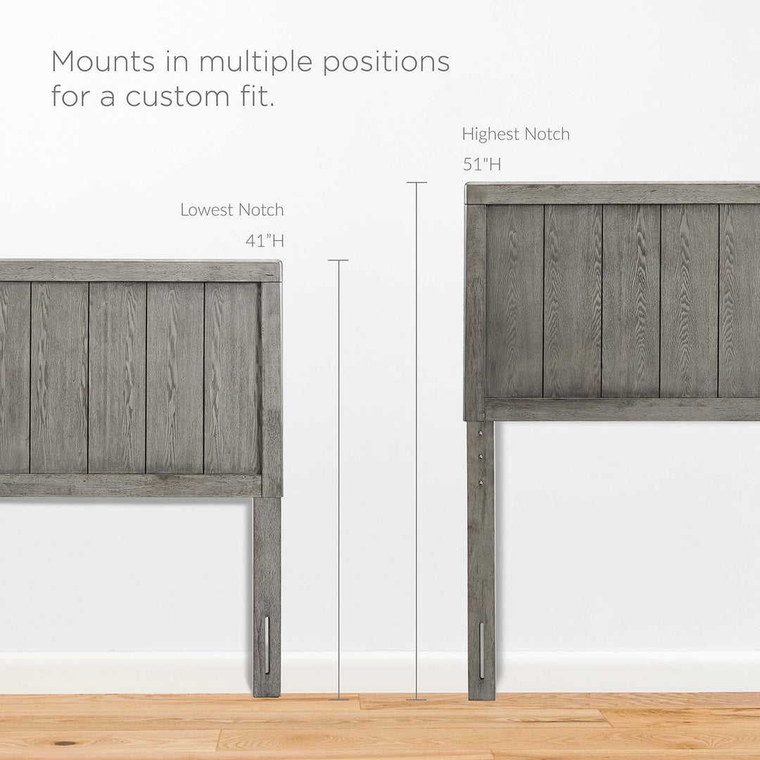 Riley Walnut Twin Headboard