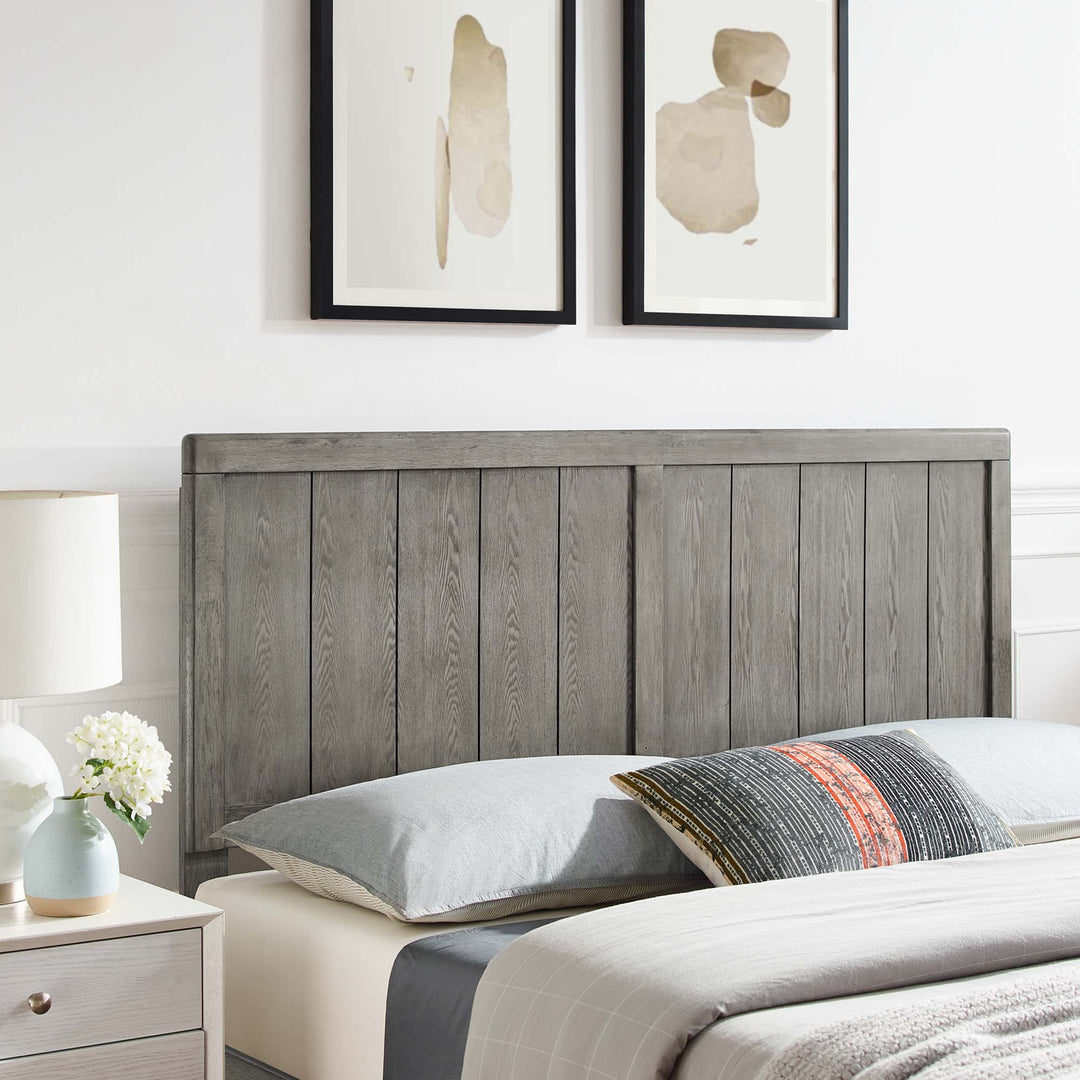 Rustic Walnut Full Headboard