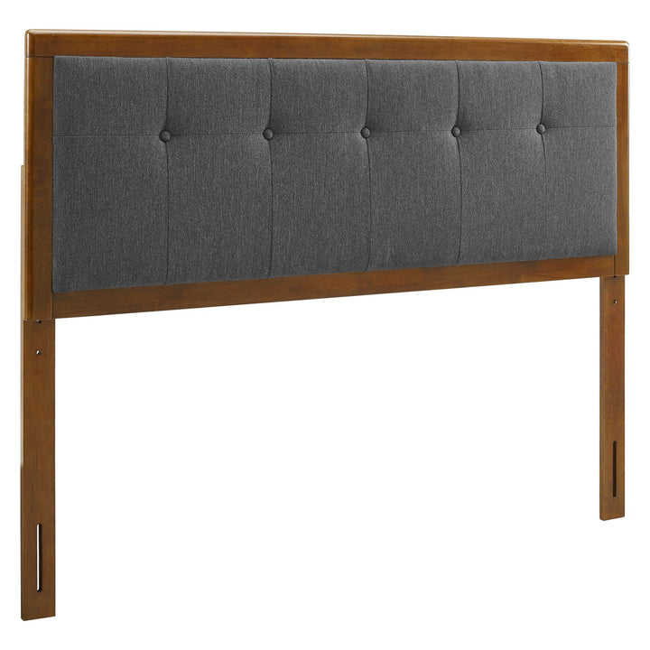 Devon Tufted Fabric and Wood Queen Headboard