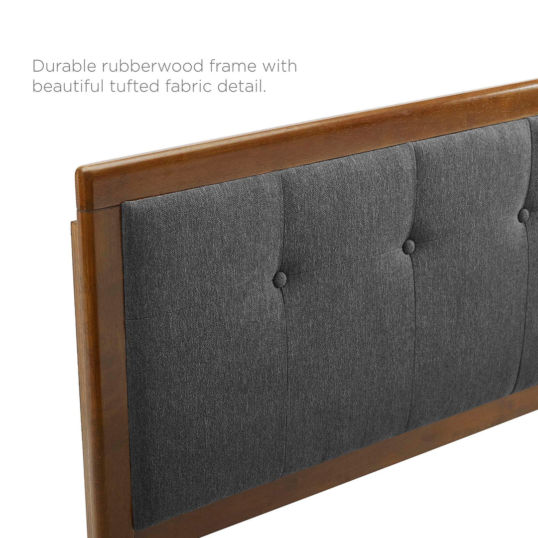 Devon Tufted Fabric and Wood Queen Headboard