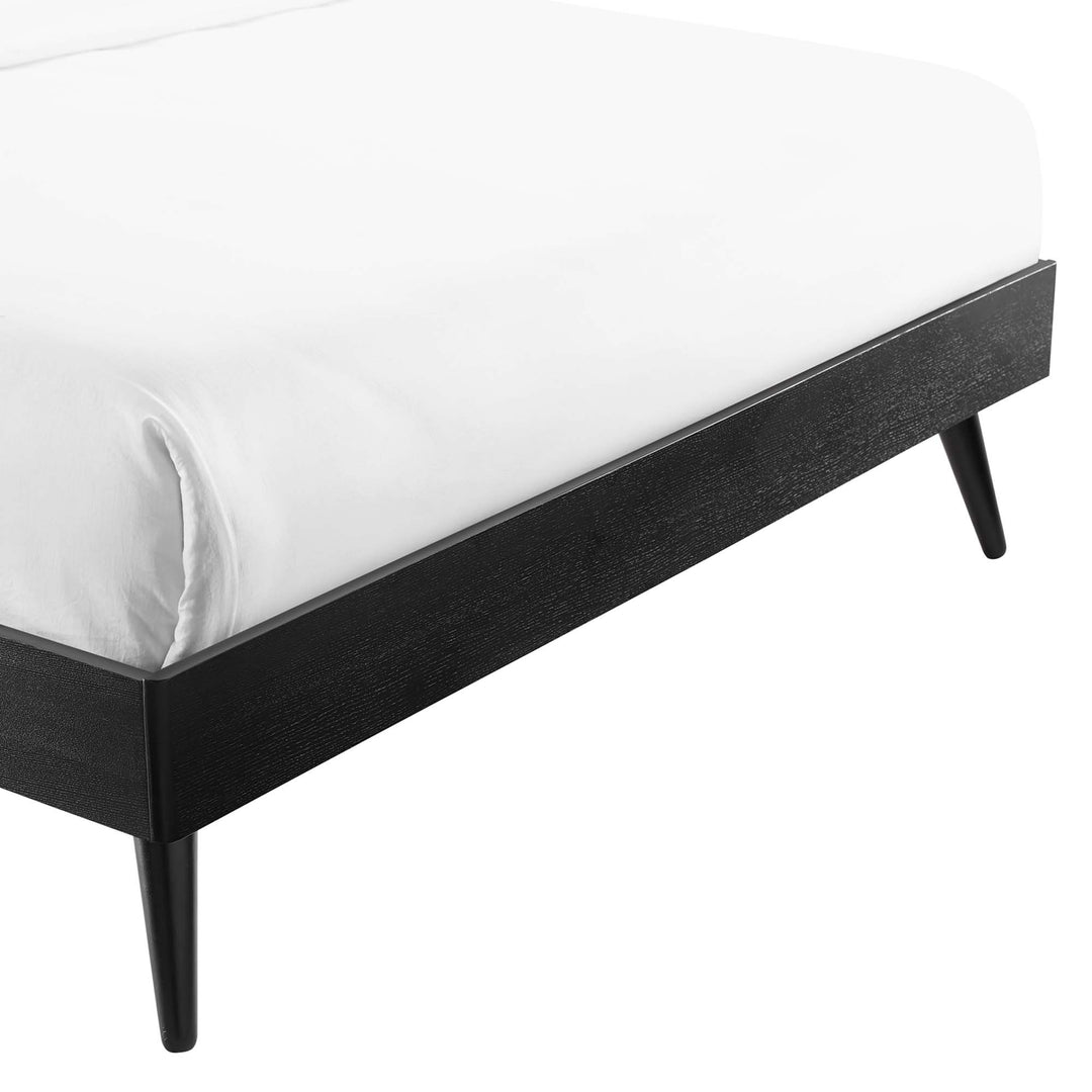 Monarch Wood King Platform Bed Frame