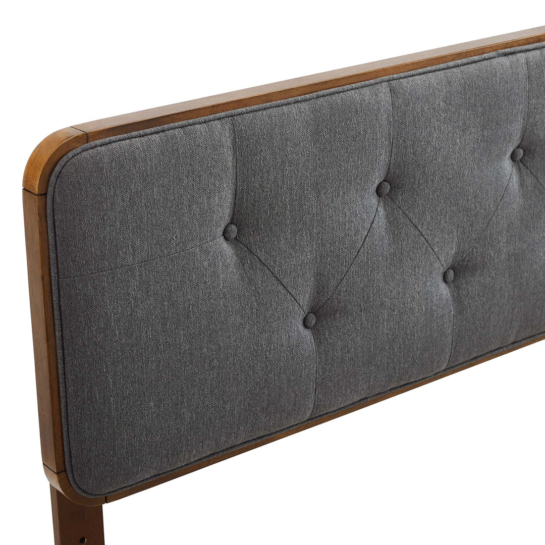 Chesterfield Tufted Fabric and Wood Twin Headboard