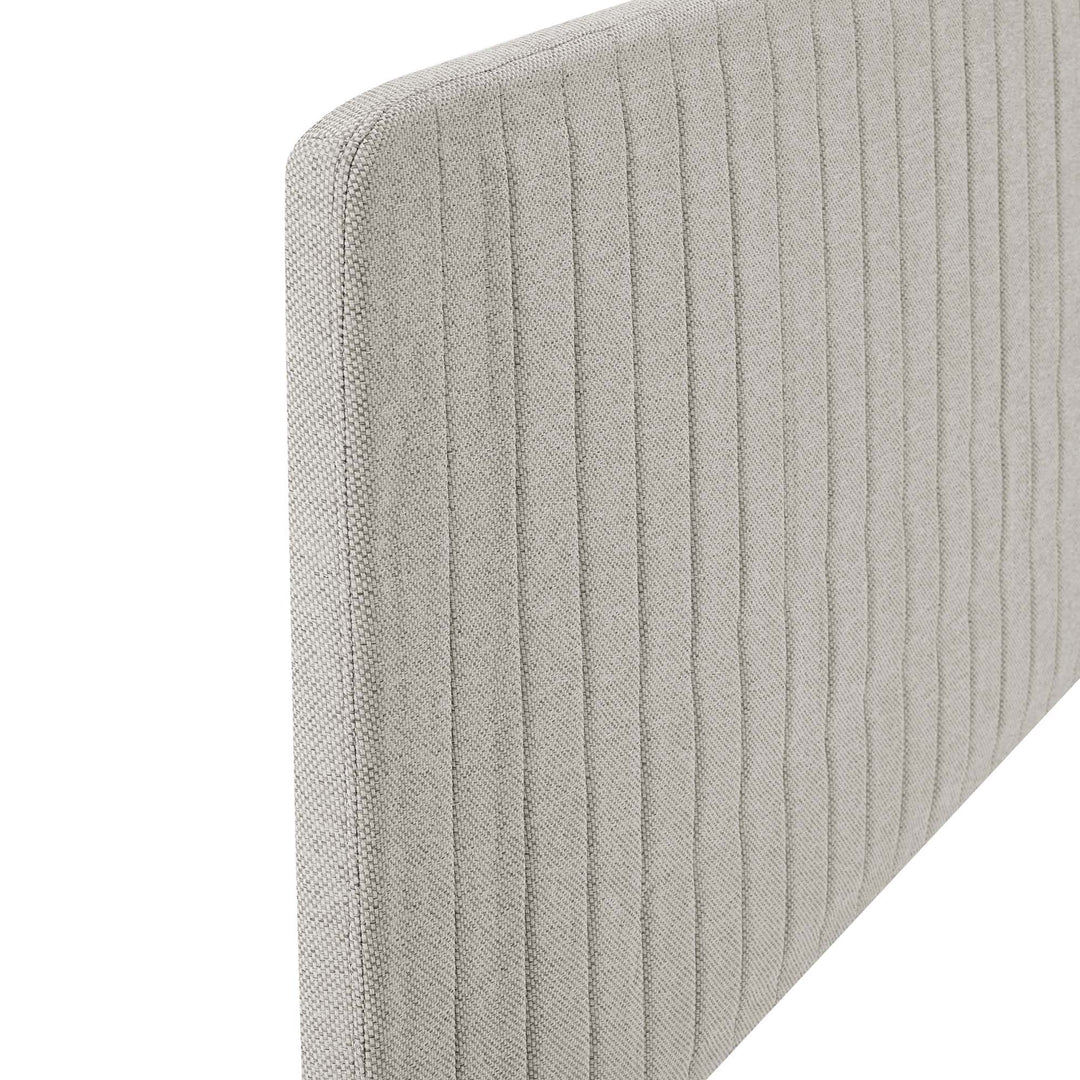 Monroe Chevron Tufted Upholstered Fabric Full/Queen Headboard