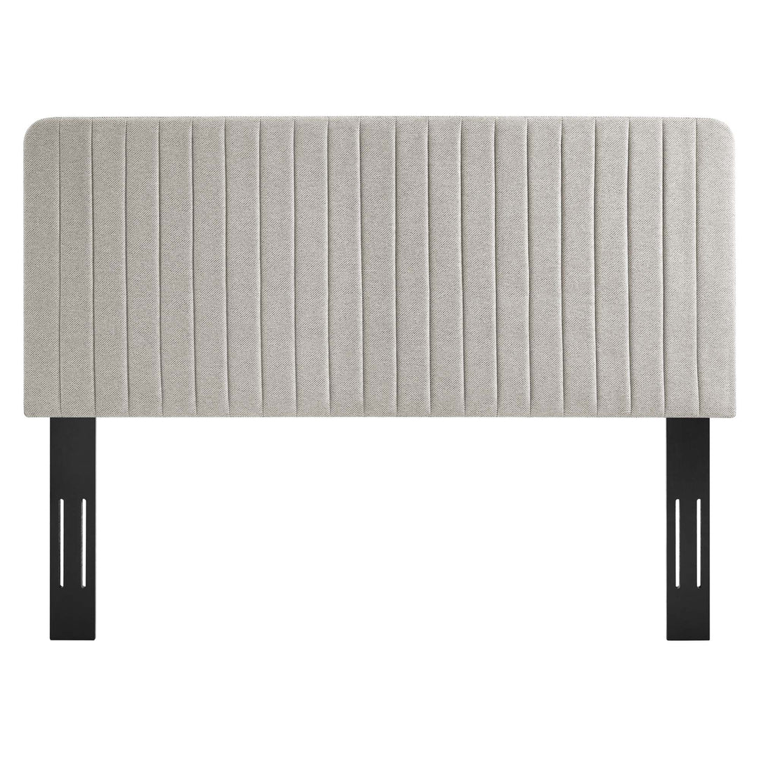 Monroe Chevron Tufted Upholstered Fabric Full/Queen Headboard