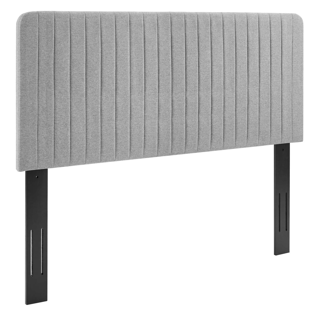 Magnolia Crest Tufted Upholstered Fabric King/California King Headboard