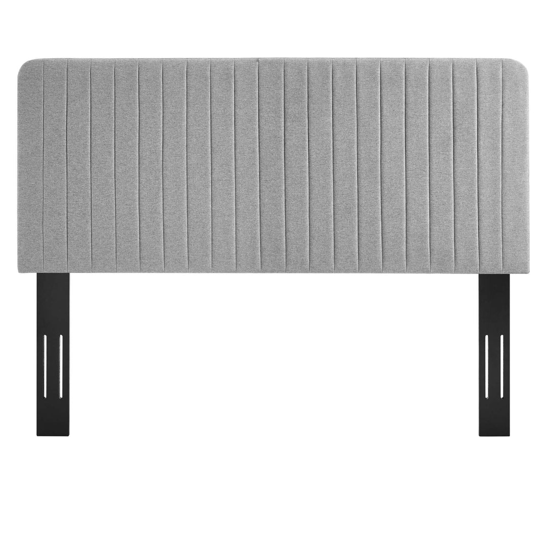 Magnolia Crest Tufted Upholstered Fabric King/California King Headboard