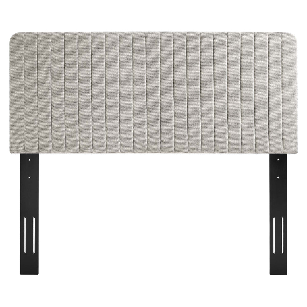 Magnolia Crest Tufted Upholstered Fabric King/California King Headboard