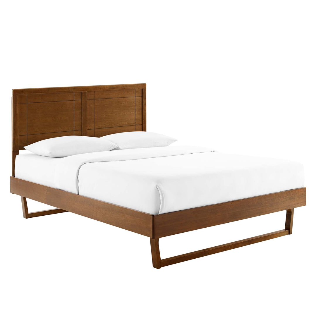 Marlene Willow Queen Platform Bed With Angular Frame