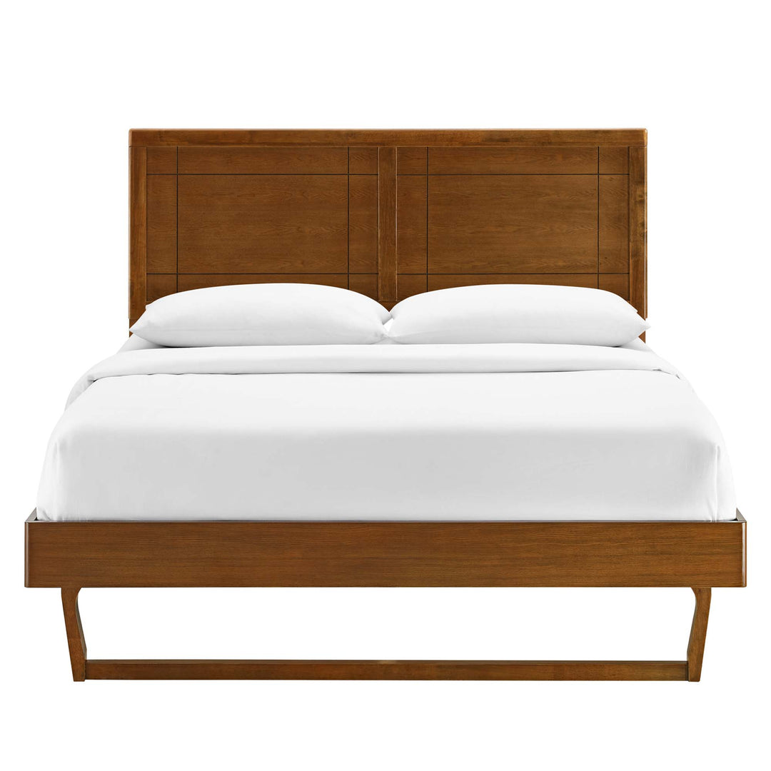 Marlene Willow Queen Platform Bed With Angular Frame