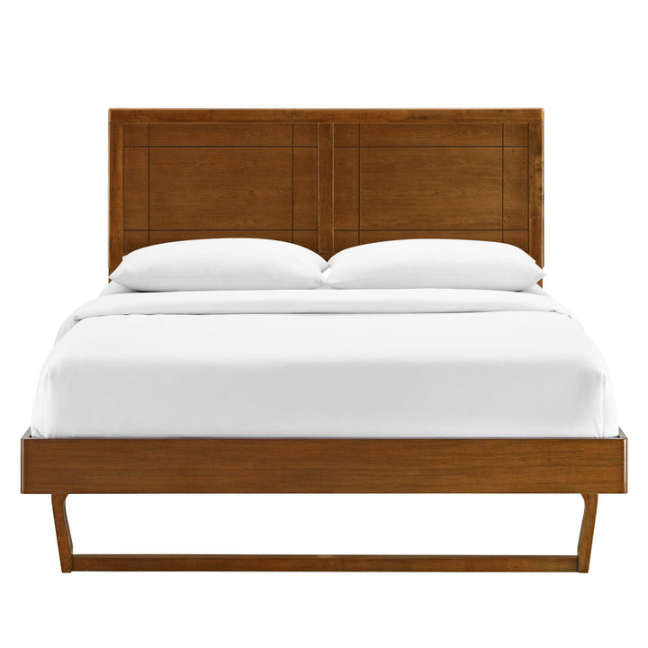 Marlene Willow Queen Platform Bed With Angular Frame