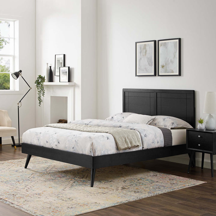 Mason Willow Quell Platform Bed With Splayed Legs