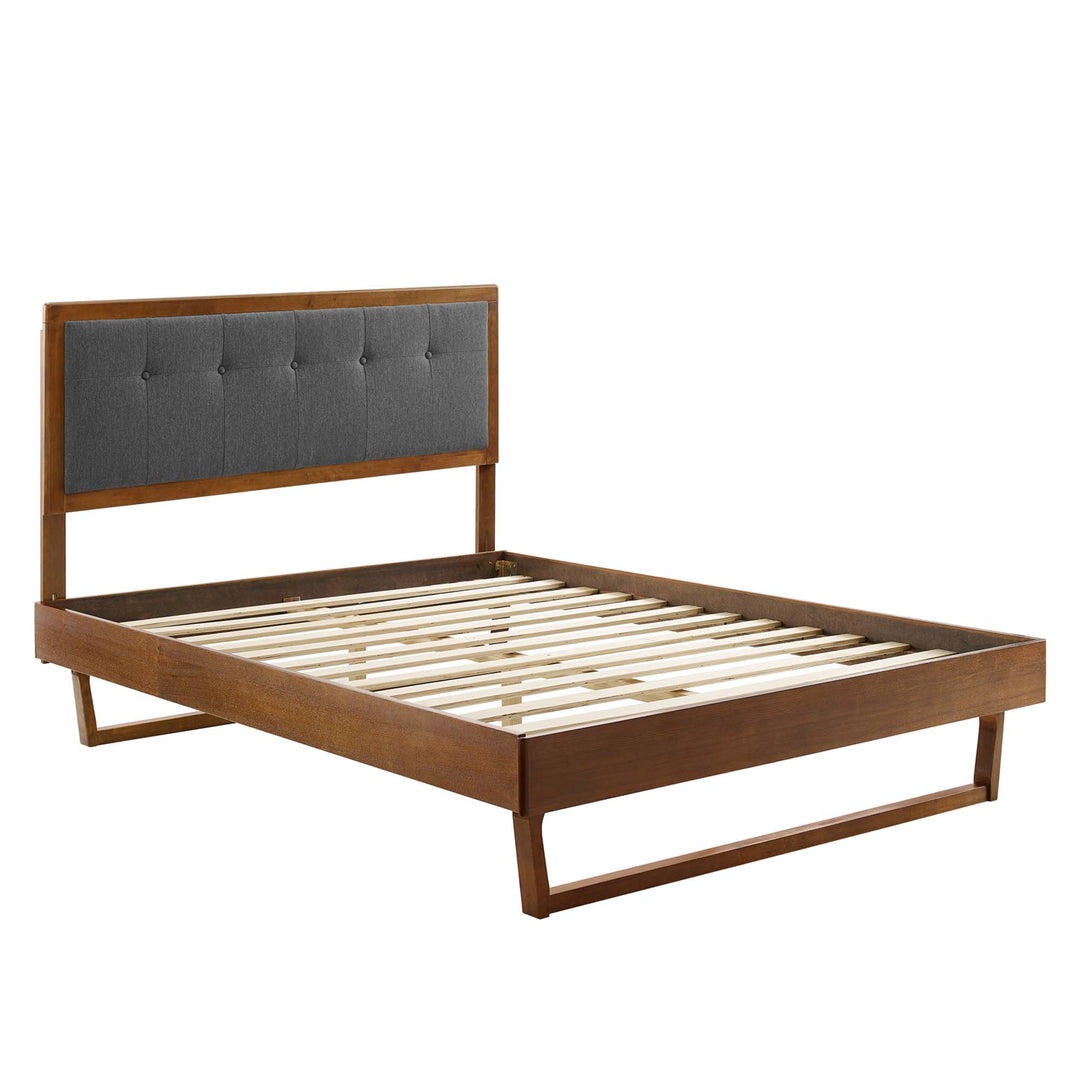 Whispering Willow Queen Platform Bed with Angular Frame