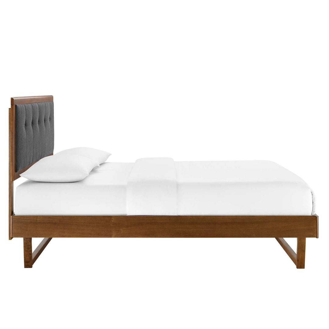 Whispering Willow Queen Platform Bed with Angular Frame