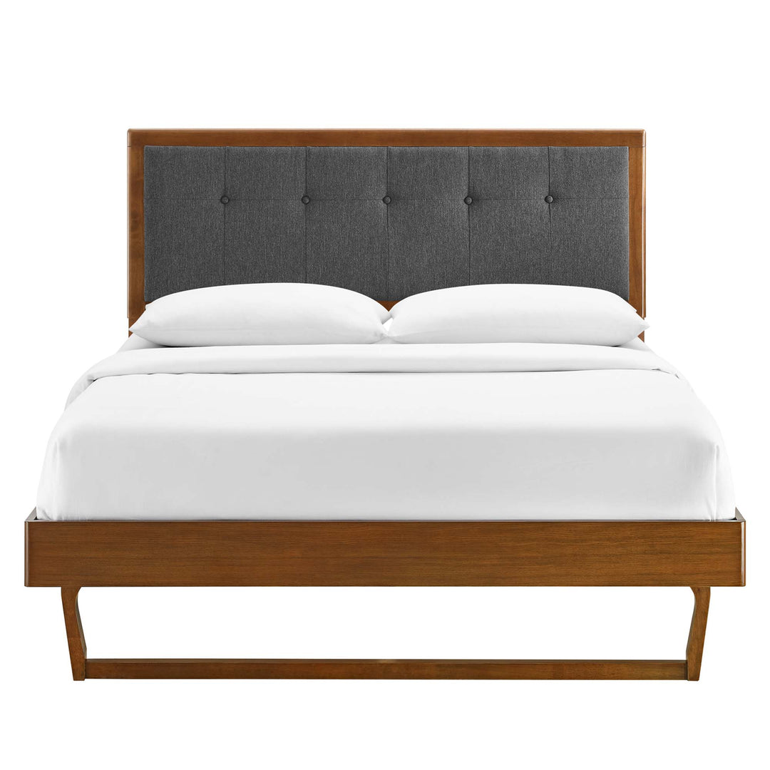 Whispering Willow Queen Platform Bed with Angular Frame