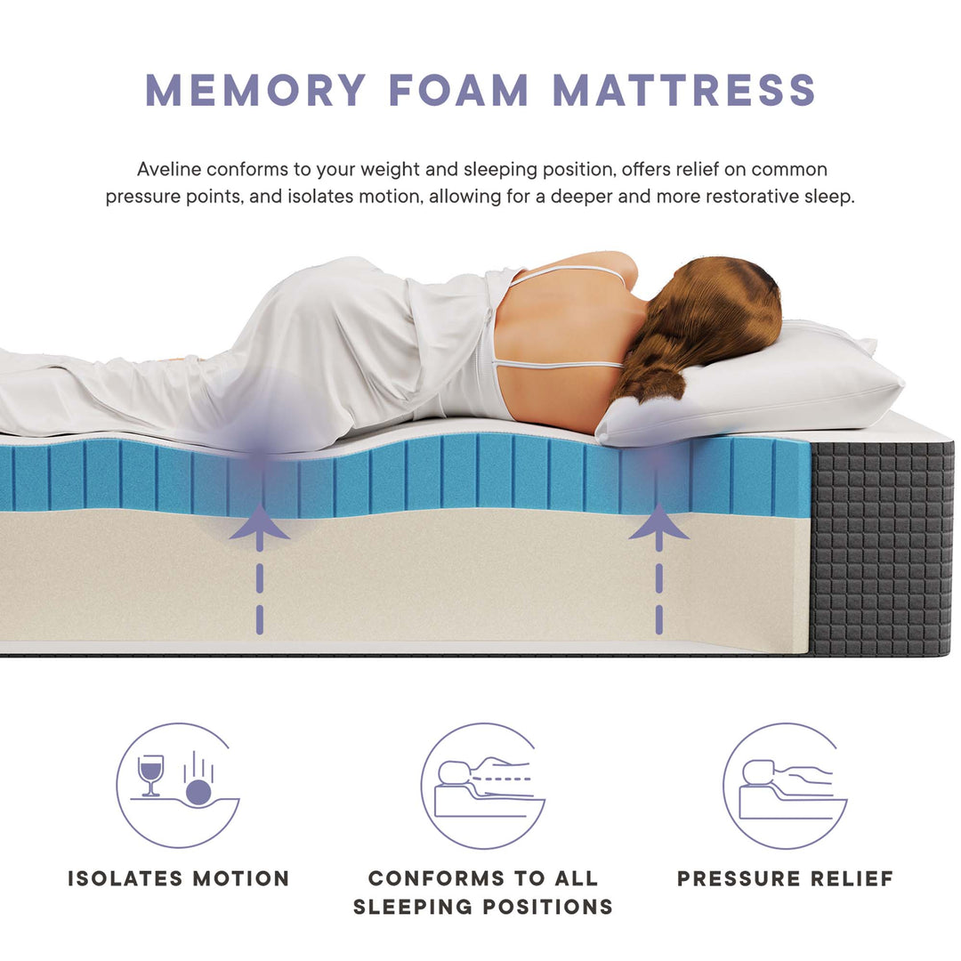Avalon 14" Memory Foam Twin Mattress