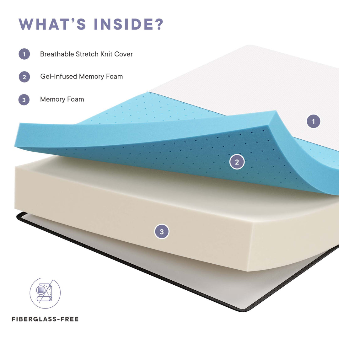Avalon 14" Memory Foam Twin Mattress