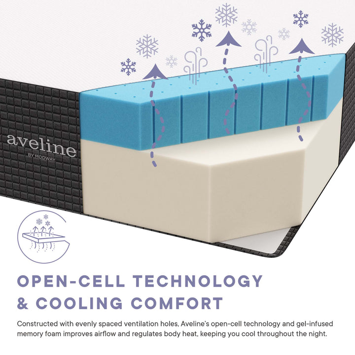 Avalon 16" Memory Foam Queen Mattress