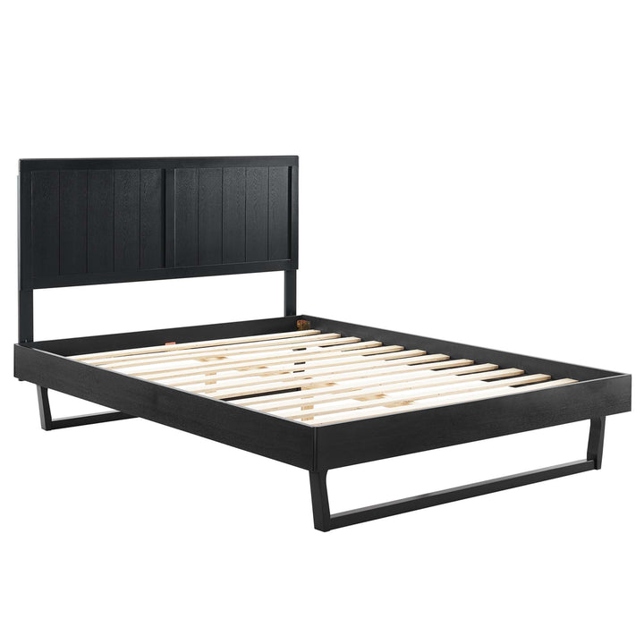 Alden Walnut Frame Full Platform Bed