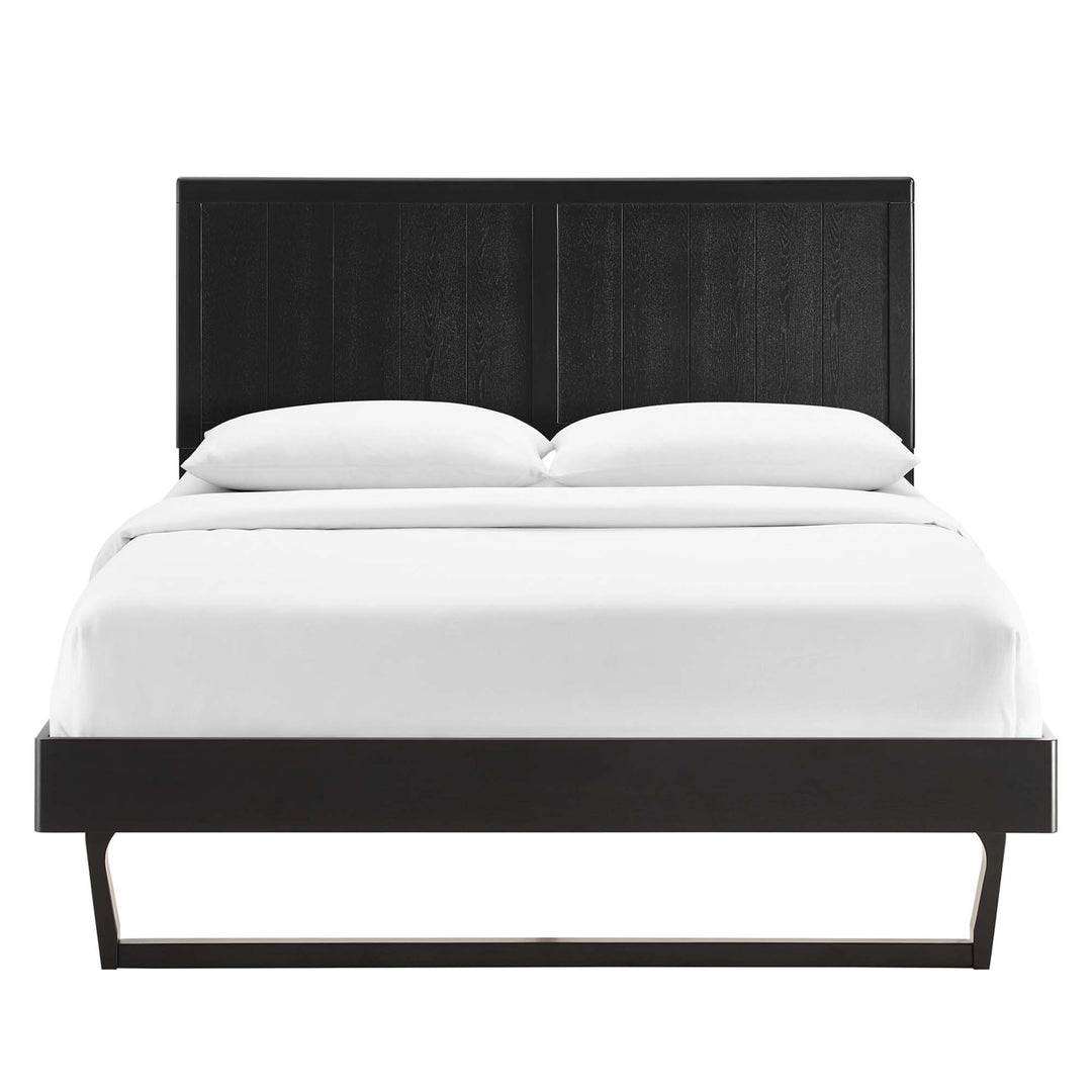 Alden Walnut Frame Full Platform Bed