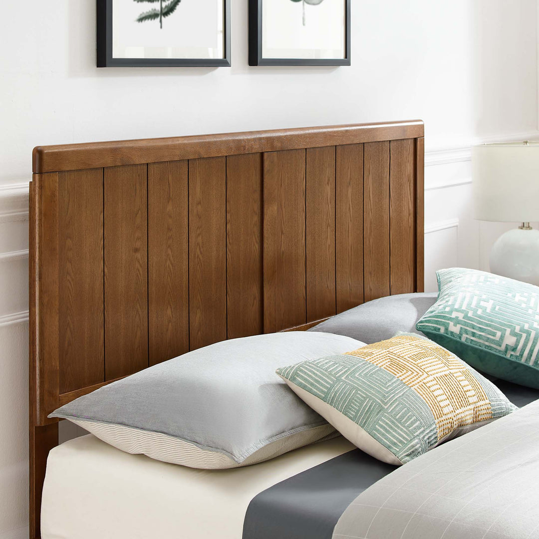 Alden Walnut Frame Full Platform Bed