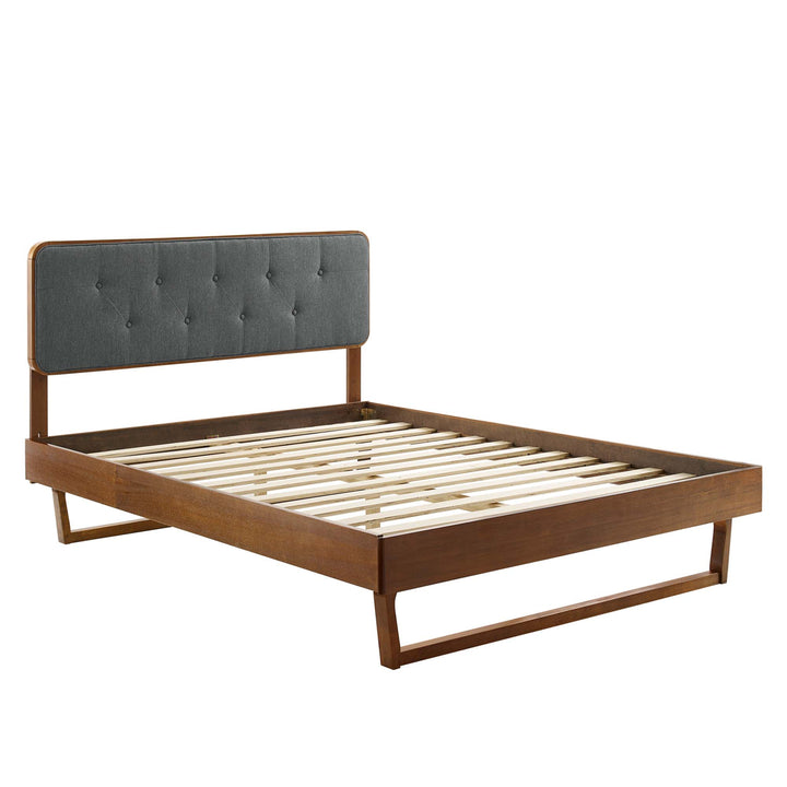 Brianna Willow Full Platform Bed With Angular Frame