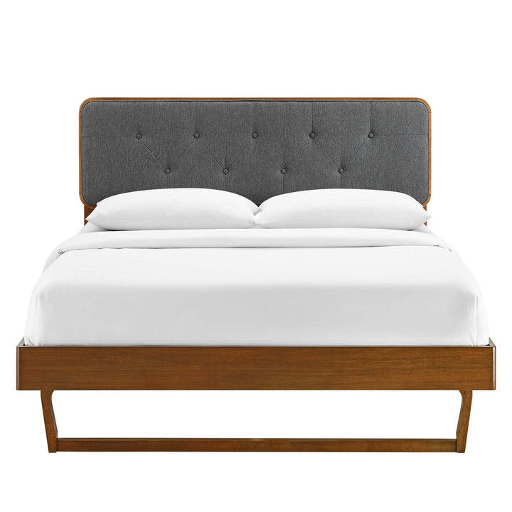 Brianna Willow Full Platform Bed With Angular Frame