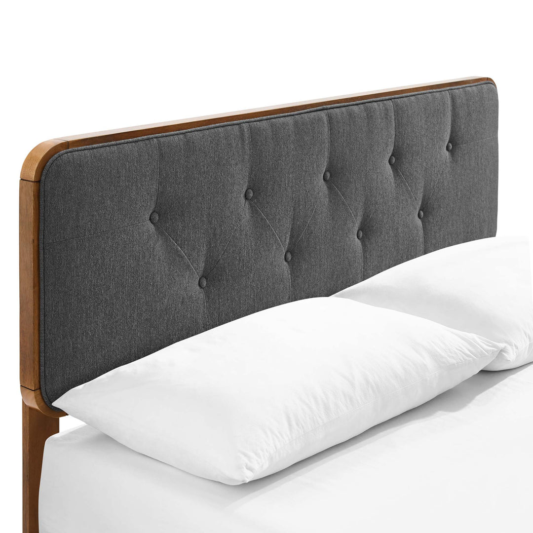 Brianna Willow Full Platform Bed With Angular Frame