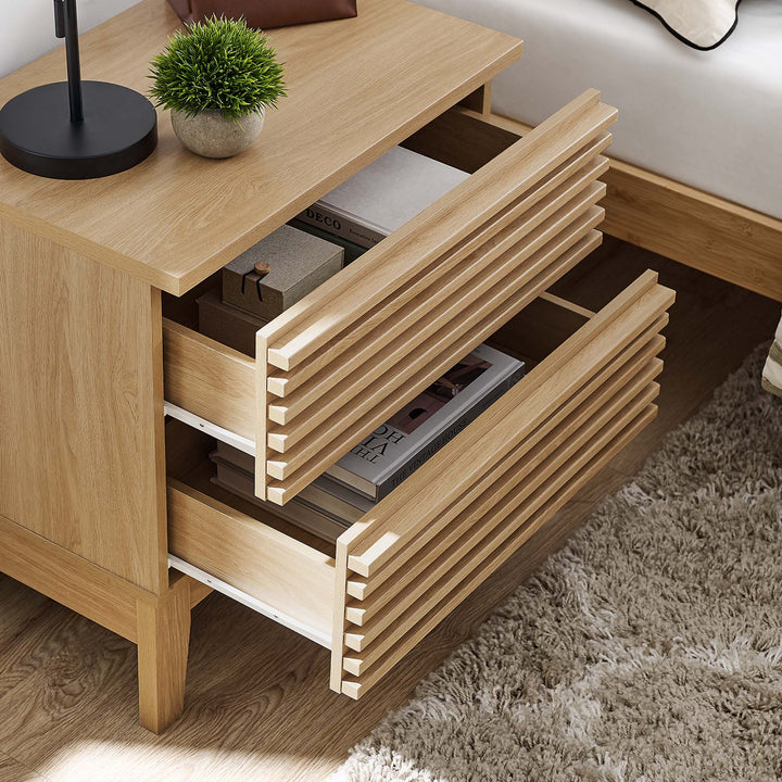 Revive Two-Drawer Nightstand