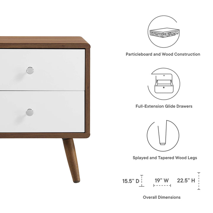 Transit 2-Drawer Nightstand