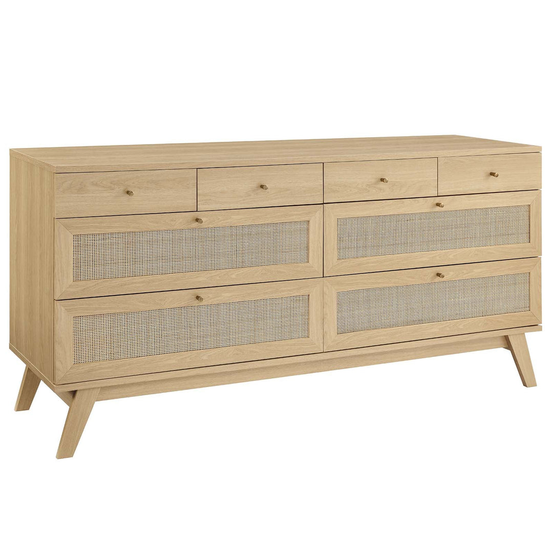 Somie Oak 8-Drawer Dresser