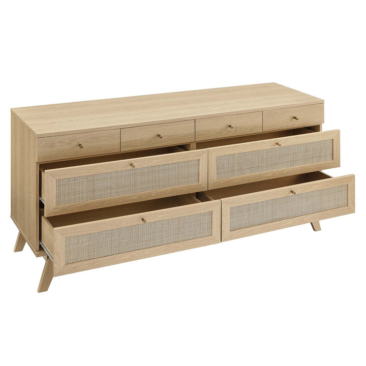 Somie Oak 8-Drawer Dresser