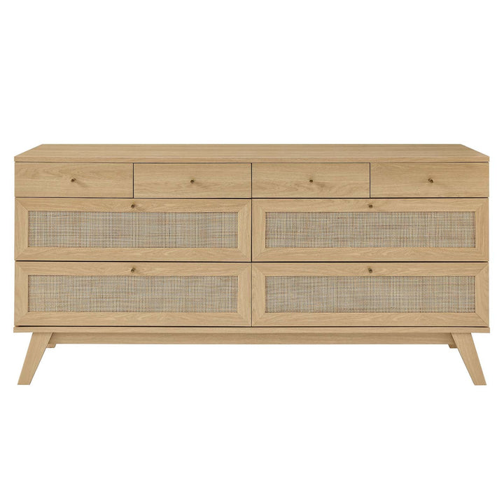 Somie Oak 8-Drawer Dresser