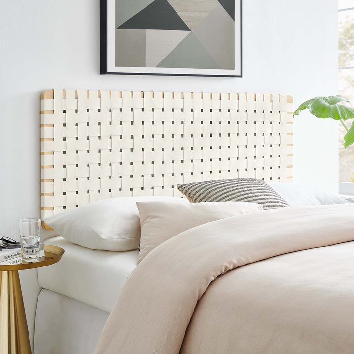 Stellar Weave Synthetic Leather Full Headboard