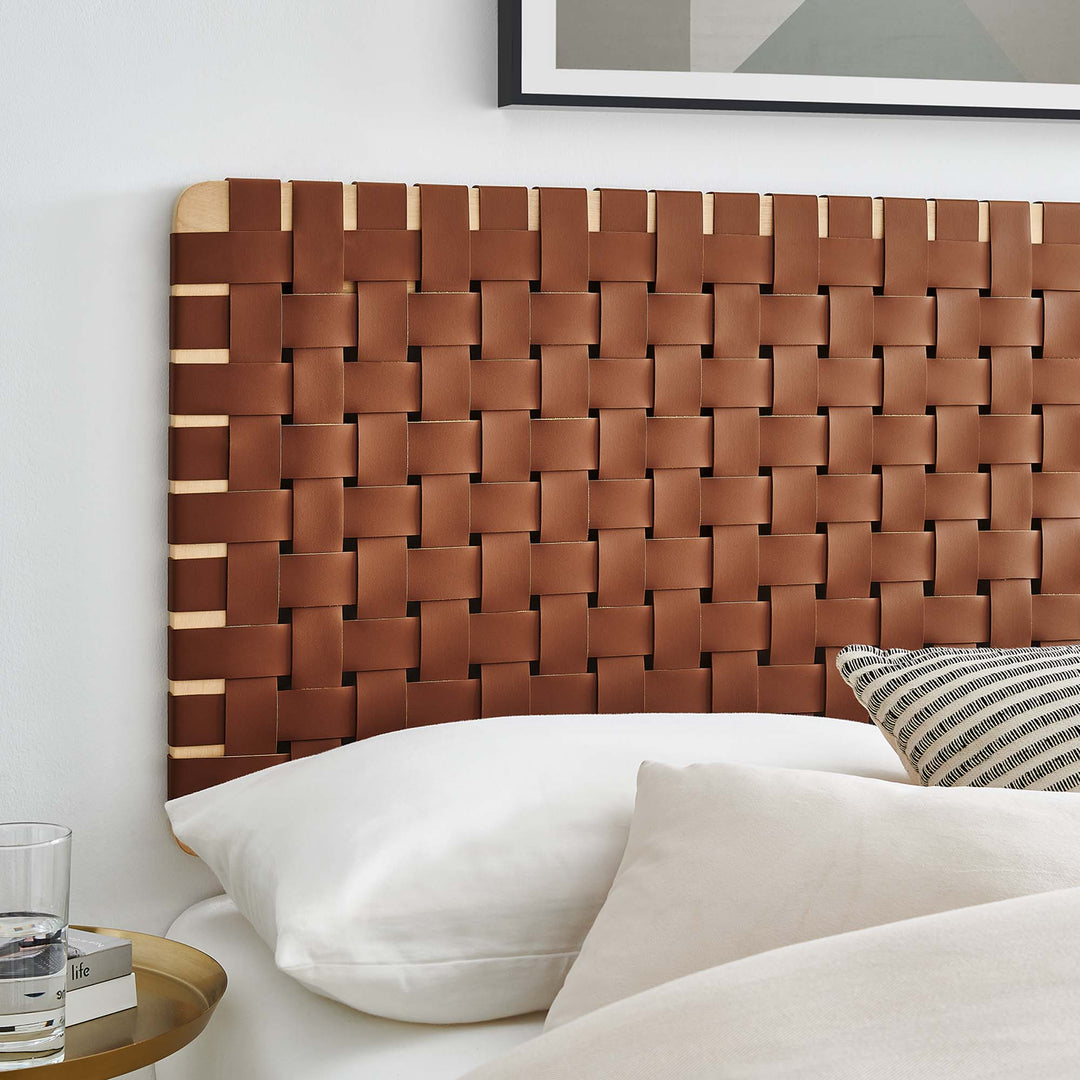 Stellar Weave Synthetic Leather Full Headboard