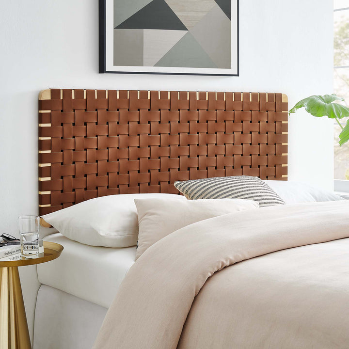 Stellar Weave Synthetic Leather Full Headboard