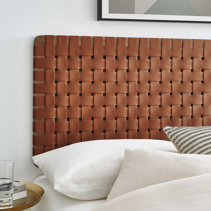 Stellar Weave Synthetic Leather Full Headboard