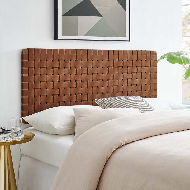 Stellar Weave Synthetic Leather Full Headboard